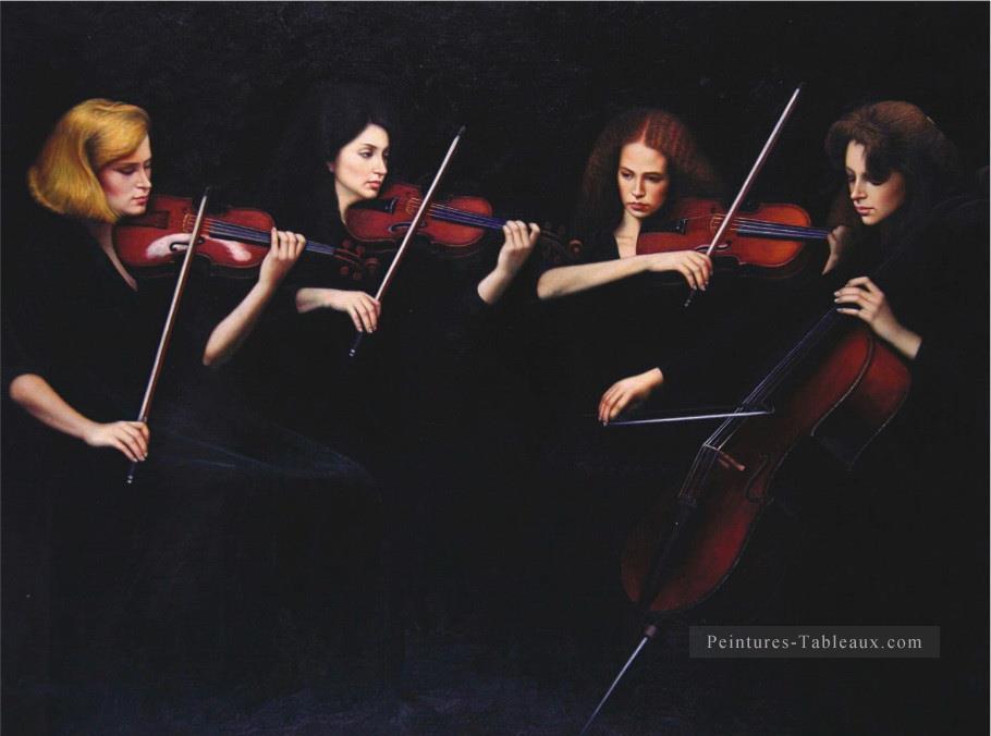 Quatuor à cordes chinois Chen Yifei Peintures à l'huile